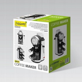 Caffettiera Elettrica Feel Maestro MR-410 Nero Acciaio 800 W 250 ml
