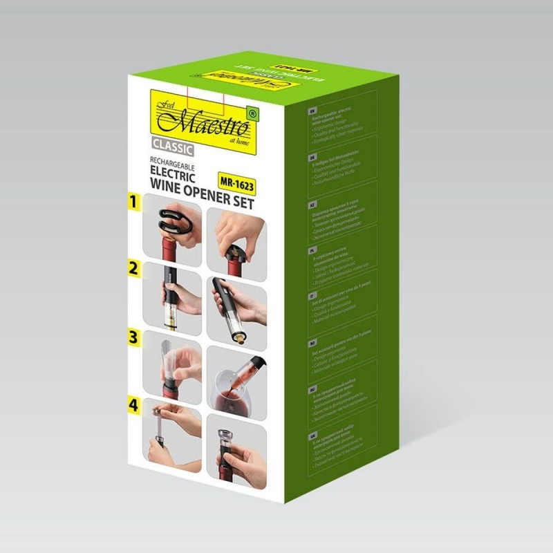 Set di Coltelli da Cucina con Supporto Feel Maestro MR-1623