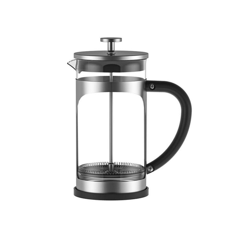 Teiera Feel Maestro MR-1860-1000 Nero Acciaio Acciaio inossidabile Vetro Borosilicato 1 L