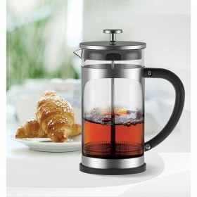 Teiera Feel Maestro MR-1860-1000 Nero Acciaio Acciaio inossidabile Vetro Borosilicato 1 L