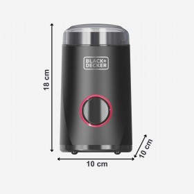 Macinino Elettrico Black & Decker BXCG152E Nero 150 W