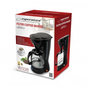 Caffettiera Elettrica Esperanza EKC009 Nero 800 W 1,5 L