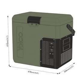 Mini frigo Yolco ET18 Verde 45 W 17 L