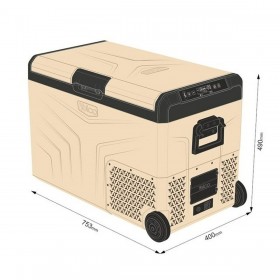 Mini frigo Yolco TCX50 Nero Sabbia 60 W 10 L 40 L 52 L
