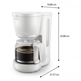 Caffettiera Americana Philips HD7411/00 Bianco 1080 W 1,25 L