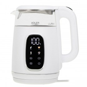 Bollitore Adler AD 1305ws Bianco Argentato 2200 W 1,7 L