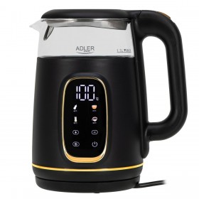 Bollitore Adler AD 1305bg Nero Oro 2200 W 1,7 L