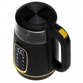Bollitore Adler AD 1305bg Nero Oro 2200 W 1,7 L
