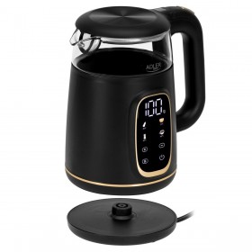 Bollitore Adler AD 1305bg Nero Oro 2200 W 1,7 L