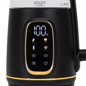 Bollitore Adler AD 1305bg Nero Oro 2200 W 1,7 L