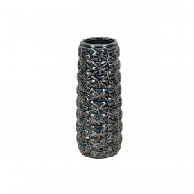 Vaso Romimex Verde Ceramica 10 x 26 x 10 cm