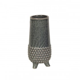 Vaso Romimex Verde Ceramica 13 x 27 x 13 cm