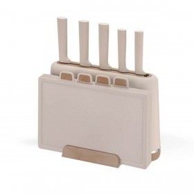 Set di Coltelli da Cucina con Supporto Feel Maestro MR-1412-BEIGE