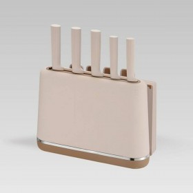 Set di Coltelli da Cucina con Supporto Feel Maestro MR-1412-BEIGE