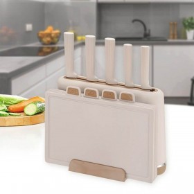 Set di Coltelli da Cucina con Supporto Feel Maestro MR-1412-BEIGE