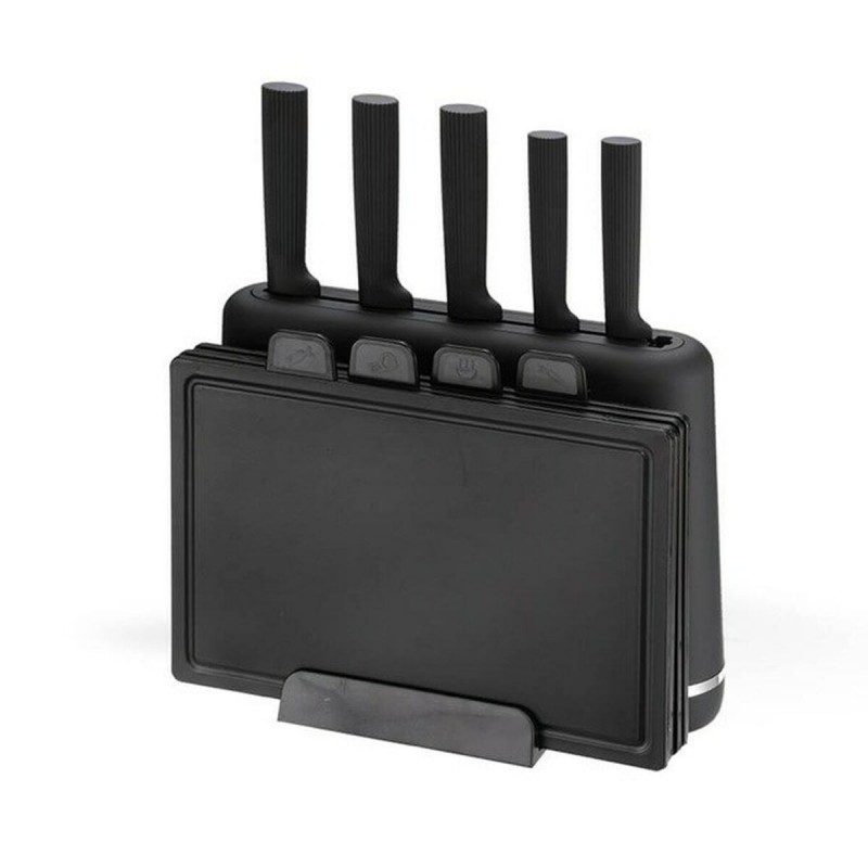Set di Coltelli da Cucina con Supporto Feel Maestro MR-1412-BLACK
