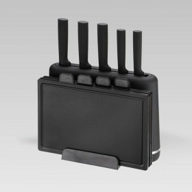 Set di Coltelli da Cucina con Supporto Feel Maestro MR-1412-BLACK