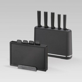 Set di Coltelli da Cucina con Supporto Feel Maestro MR-1412-BLACK