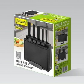 Set di Coltelli da Cucina con Supporto Feel Maestro MR-1412-BLACK