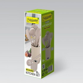 Set di Coltelli da Cucina con Supporto Feel Maestro MR-1542-BIEGE