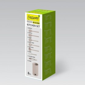 Set di Coltelli da Cucina con Supporto Feel Maestro MR-1542-BIEGE