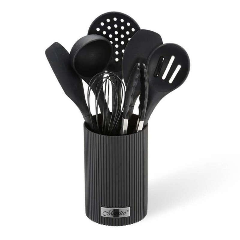 Set di Coltelli da Cucina con Supporto Feel Maestro MR-1542-BLACK
