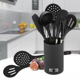Set di Coltelli da Cucina con Supporto Feel Maestro MR-1542-BLACK