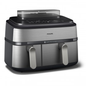 Friggitrice ad Aria Philips NA555/00 Argentato 2750 W 9 L 1,4 Kg