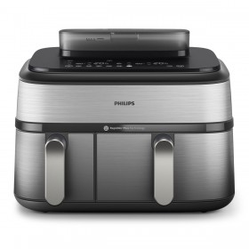 Friggitrice ad Aria Philips NA555/00 Argentato 2750 W 9 L 1,4 Kg