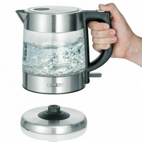 Bollitore d'Acqua Elettrico con Luce LED Severin WK 3468 Nero Trasparente Acciaio inossidabile 2200 W 1 L