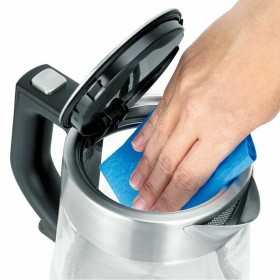 Bollitore d'Acqua Elettrico con Luce LED Severin WK 3468 Nero Trasparente Acciaio inossidabile 2200 W 1 L