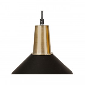 Lampadario Romimex Nero E27 220-240 V