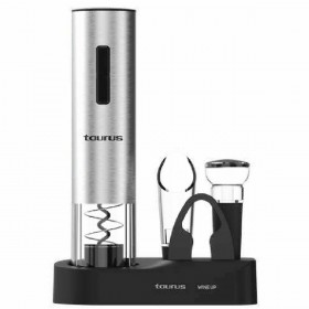 Cavatappi Elettrico con Accessori per Vino Taurus 963401000 Nero Acciaio Acciaio inossidabile