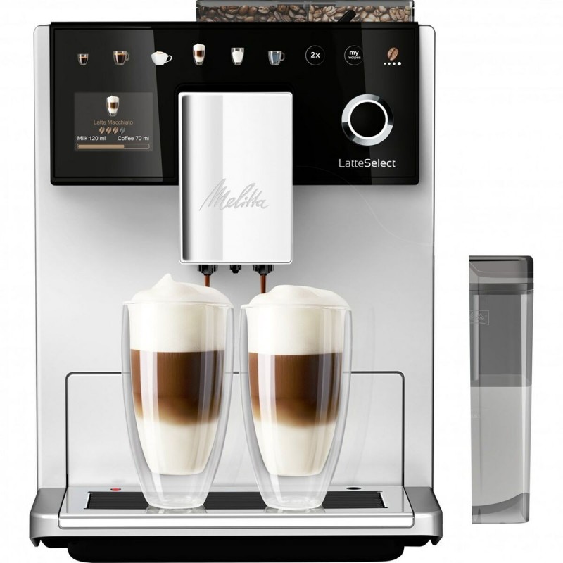 Caffettiera superautomatica Melitta F630-212 Argentato 1400 W 1,8 L 135 g 15 bar