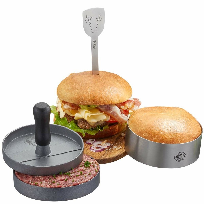 Pressa per Hamburger Gefu G-89494 3 Pezzi
