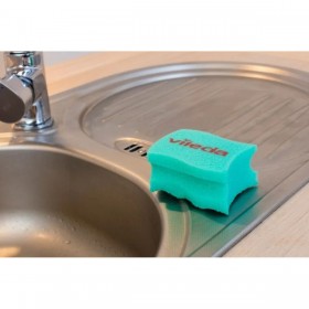 Spugna Vileda Glitzi Pur Active Verde Poliuretano 60 x 4 x 90 cm (2 Unità)