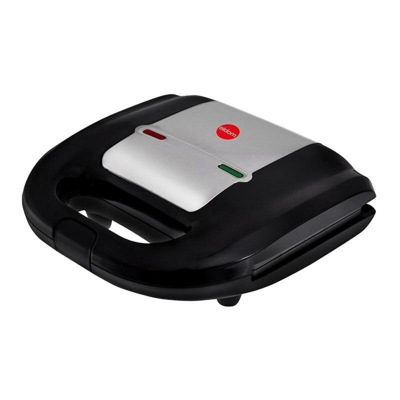 Piastra Grill Elettrica Eldom ST11 Nero Argentato 750 W
