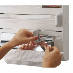 Portarotolo di Carta da Cucina Leifheit 25723 Bianco Plastica