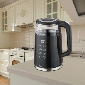 Bollitore Feel Maestro MR-049 Nero Trasparente Cristallo Vetro Borosilicato 2200 W 1,7 L