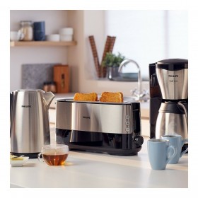 Bollitore Philips HD9351/90 Grigio 2200 W 1,7 L Acciaio inossidabile