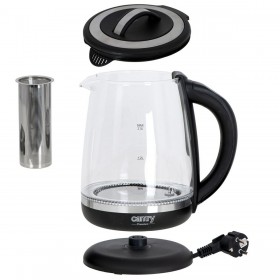 Bollitore Adler CR 1290 Nero Vetro 2200 W 2 L