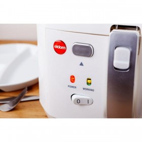 Friggitrice ad Aria Eldom FREET Bianco Grigio 1800 W 2,5 L