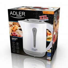 Bollitore Adler AD 1244 Bianco Plastica 2200 W 2,5 L