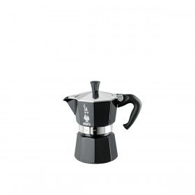 Caffettiera Italiana Bialetti Moka Express Nero Alluminio 6 Tazze
