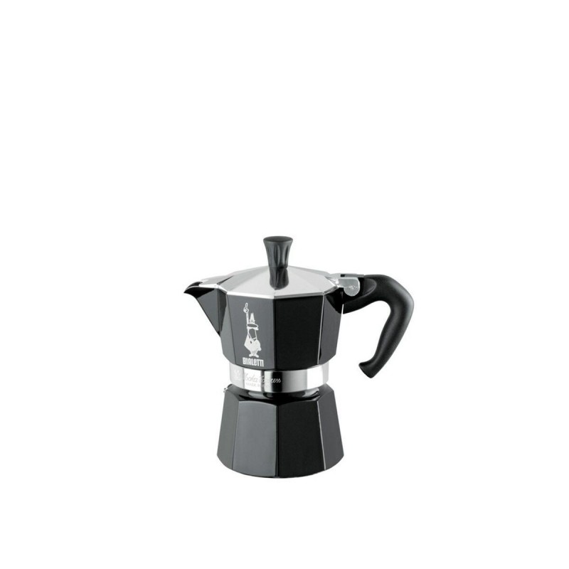 Caffettiera Italiana Bialetti Moka Express Nero Alluminio 6 Tazze