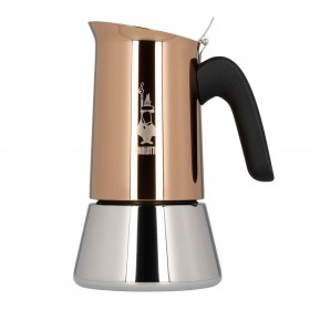 Caffettiera Italiana Bialetti Rame Acciaio inossidabile 200 ml 4 Tazze