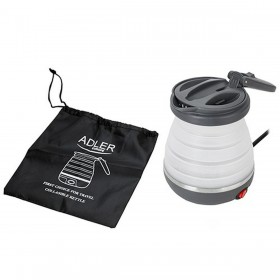 Bollitore Adler AD 1279 Bianco Nero Plastica 750 W 0,6 L