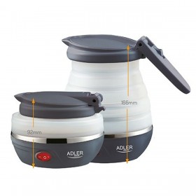 Bollitore Adler AD 1279 Bianco Nero Plastica 750 W 0,6 L