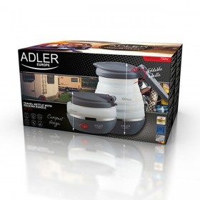 Bollitore Adler AD 1279 Bianco Nero Plastica 750 W 0,6 L