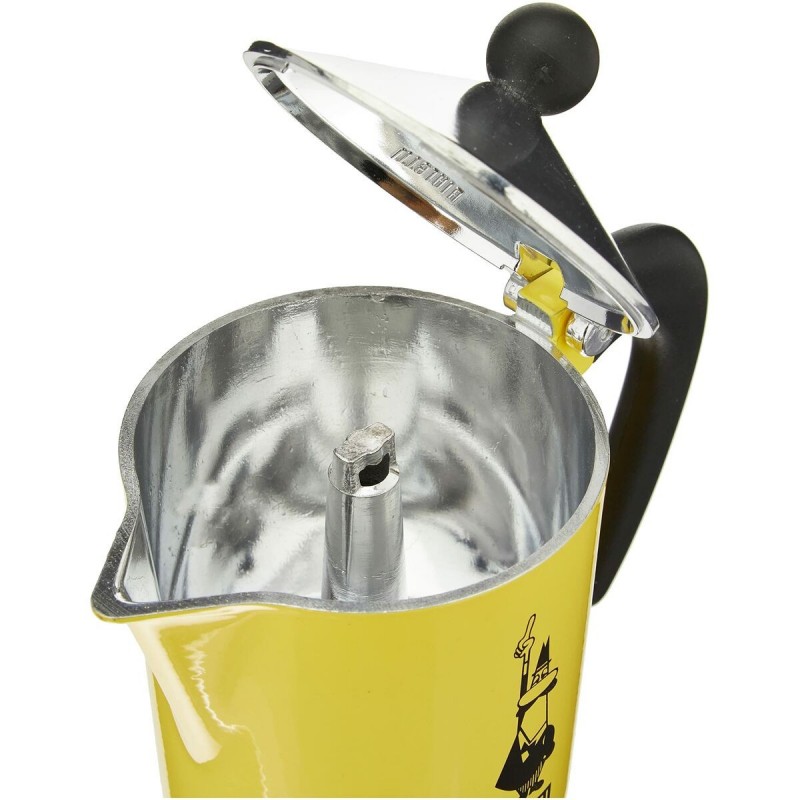 Caffettiera Italiana Bialetti Rainbow Giallo Alluminio 300 ml